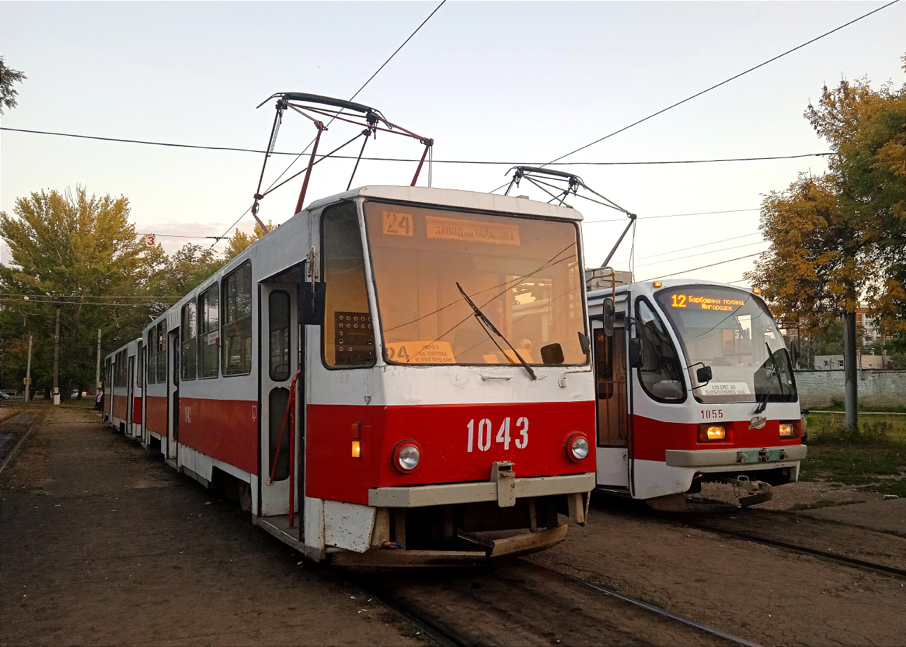 Самара, Tatra T6B5SU № 1043