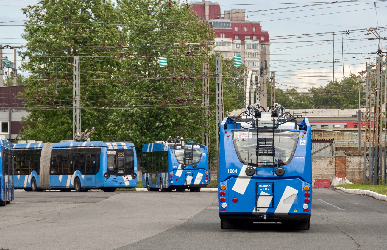 Pietari, VMZ-5298.01 “Avangard” # 1284; Pietari — Trolleybus depots