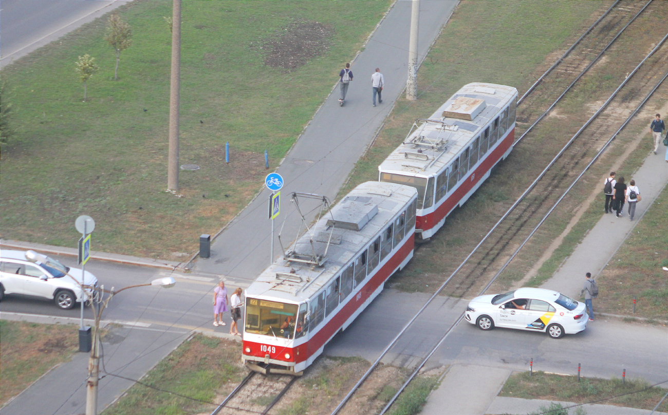 Самара, Tatra T6B5SU № 1049; Самара — Трамвайные линии