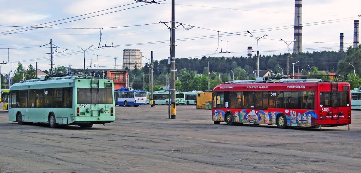 Минск, БКМ 321 № 5498; Минск, БКМ 321 № 5480