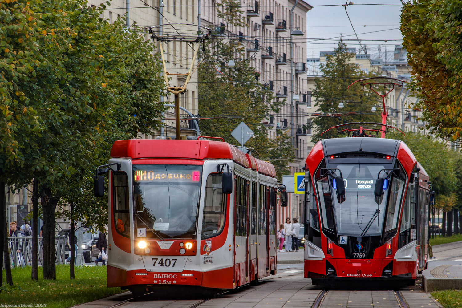 Санкт-Петербург, 71-631-02 № 7407; Санкт-Петербург, 71-932 «Невский» № 7759