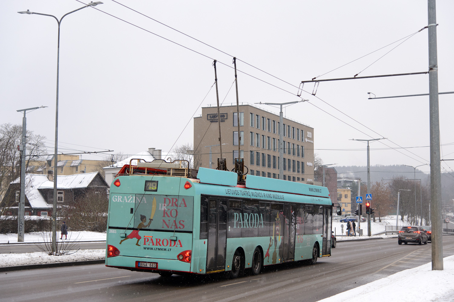 Vilnius, Solaris Trollino II 15 AC — 2683