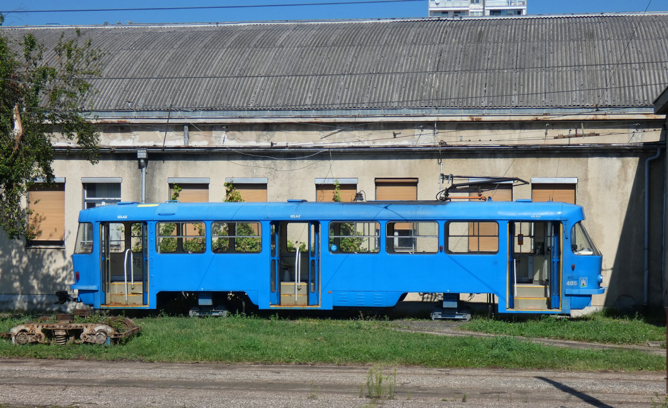Загреб, Tatra T4YU № 405; Загреб — Дни открытых дверей, 16-17.09.2023