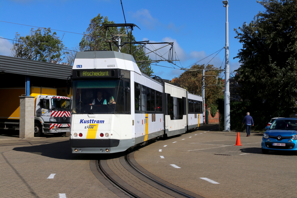 Береговой трамвай, BN/ACEC type 6000 8-axle № 6003; Береговой трамвай — Final farewell to the BN tram (23/09/2023)