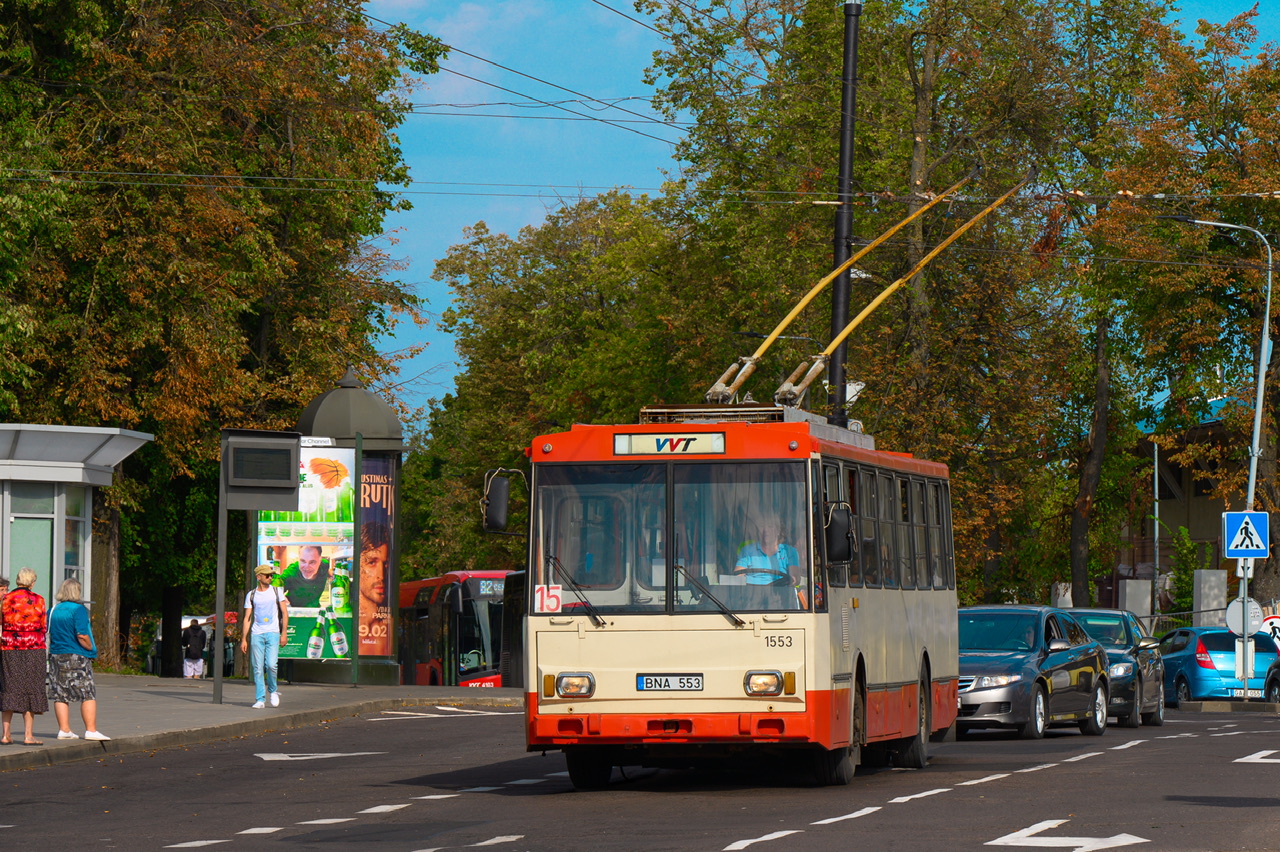 Вильнюс, Škoda 14Tr89/6 № 1553