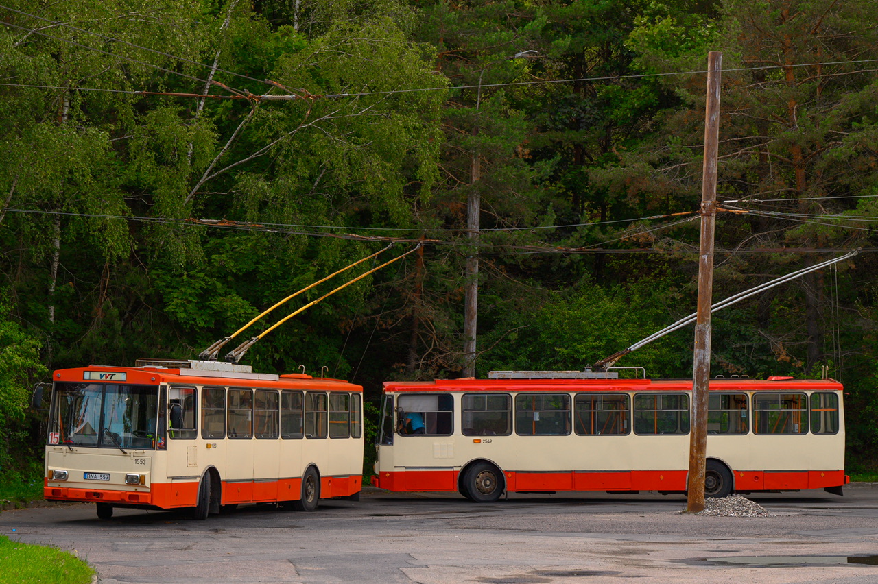 Вильнюс, Škoda 14Tr89/6 № 1553