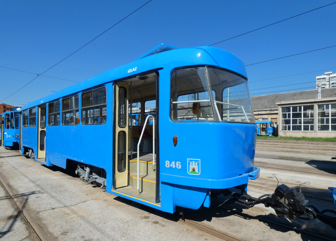 Загреб, Tatra B4YU № 846; Загреб — Дни открытых дверей, 16-17.09.2023