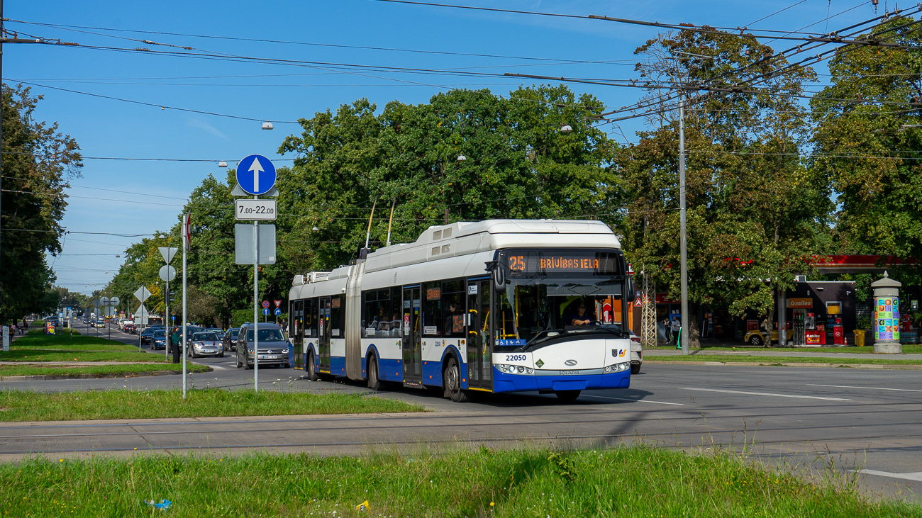 Рига, Solaris Trollino III 18,75 H2 № 22050