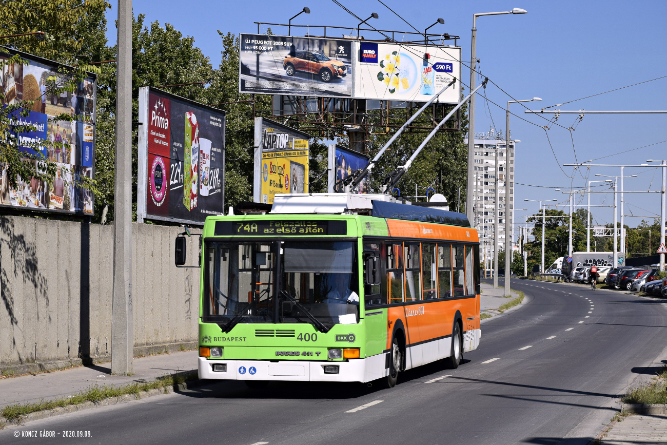Будапешт, Ikarus 411T № 400 Будапешт, Ikarus 411T № 400
