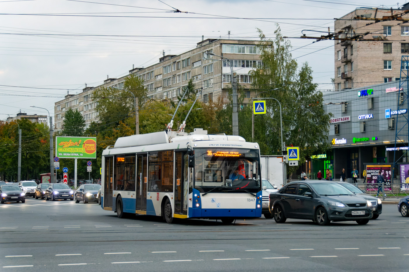 Санкт-Петербург, Тролза-5265.00 «Мегаполис» № 1347