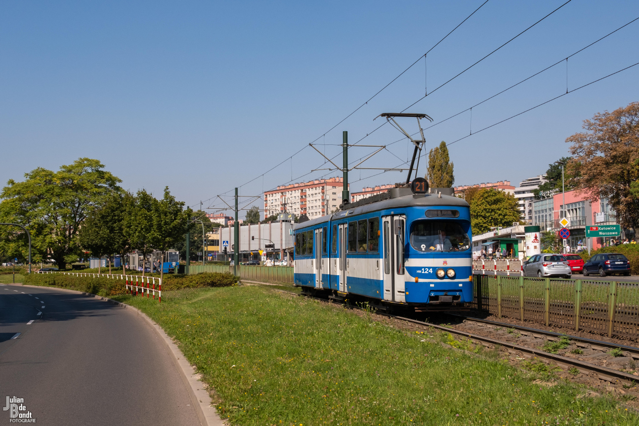 Краков, SGP Type E1 № HW124