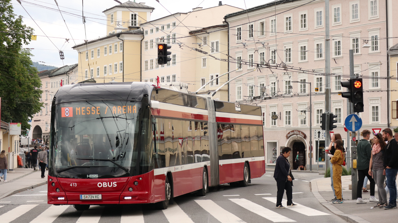 Salzburg, Hess lighTram 19 DC č. 413
