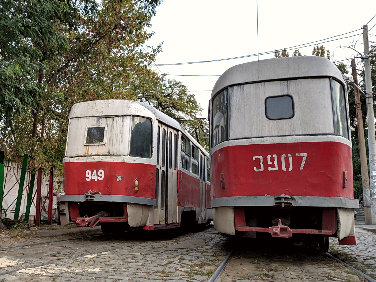 Донецк, Tatra T3SU (двухдверная) № 3907