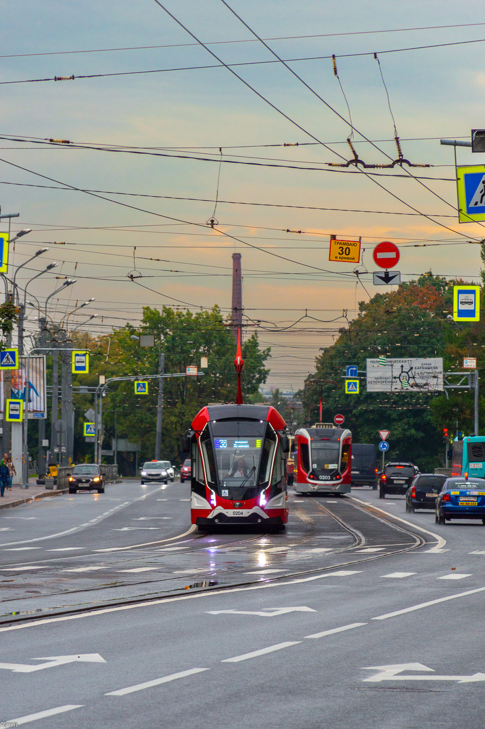 Санкт-Петербург, 71-923М «Богатырь-М» № 0204; Санкт-Петербург, 71-923 «Богатырь» № 0203