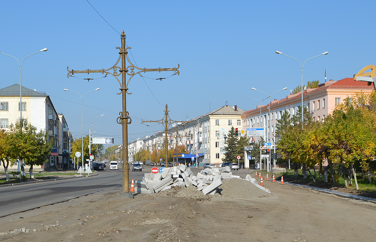 Темиртау — Трамвайные линии и инфраструктура