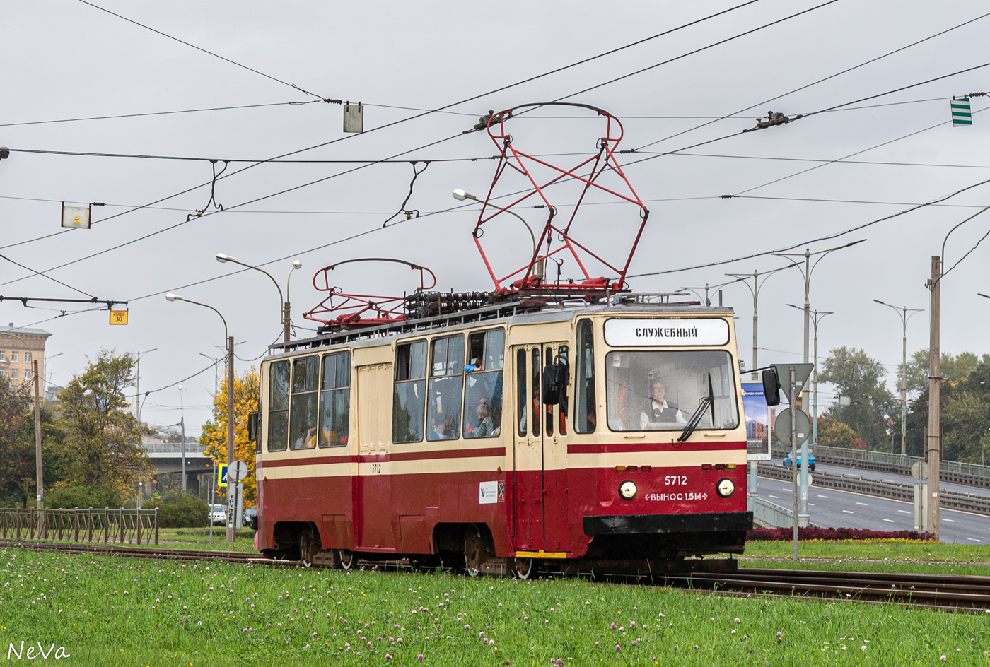 Санкт-Петербург, ПР (18М) № 5712; Санкт-Петербург — Заказная поездка на трамвае ПР (18М) № 5712 — 30.09.2023