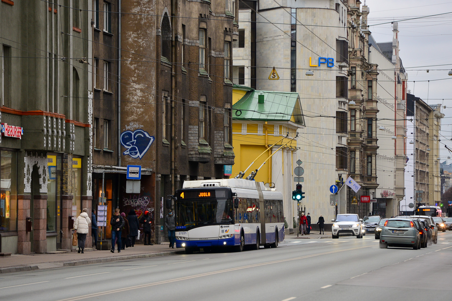 Рига, Škoda 27Tr Solaris III № 27221