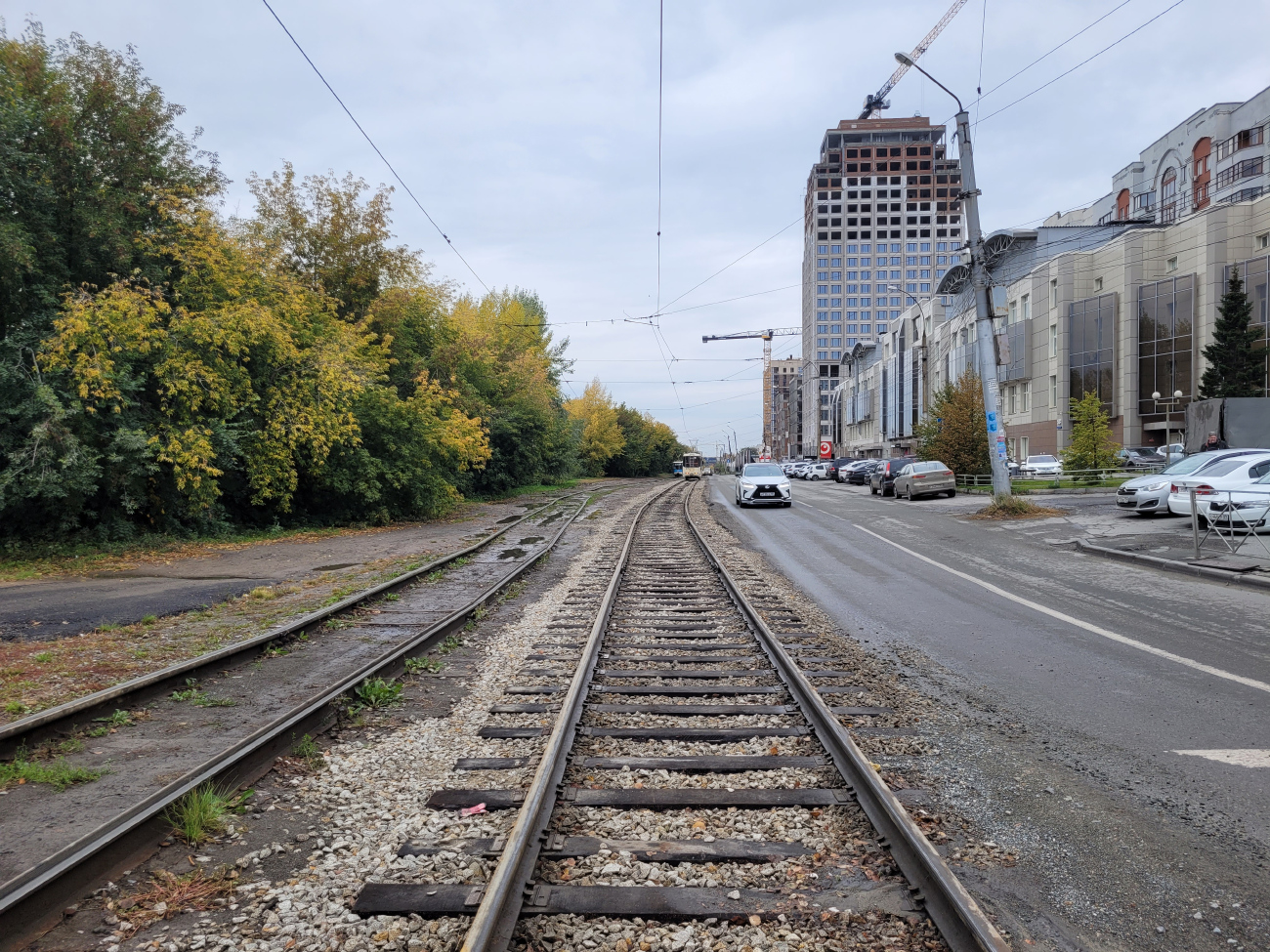 Novosibirsk — Repairs; Novosibirsk — Tram road