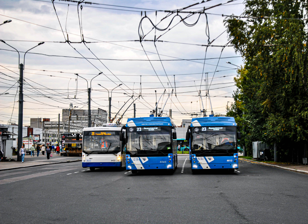 Санкт-Петербург, Тролза-5265.08 «Мегаполис» № 6040; Санкт-Петербург, Тролза-5265.08 «Мегаполис» № 6012