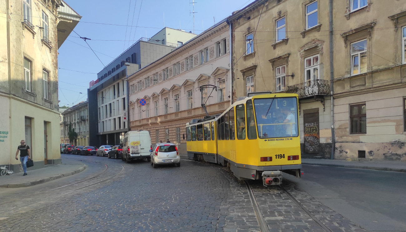 Львов, Tatra KT4DM № 1194