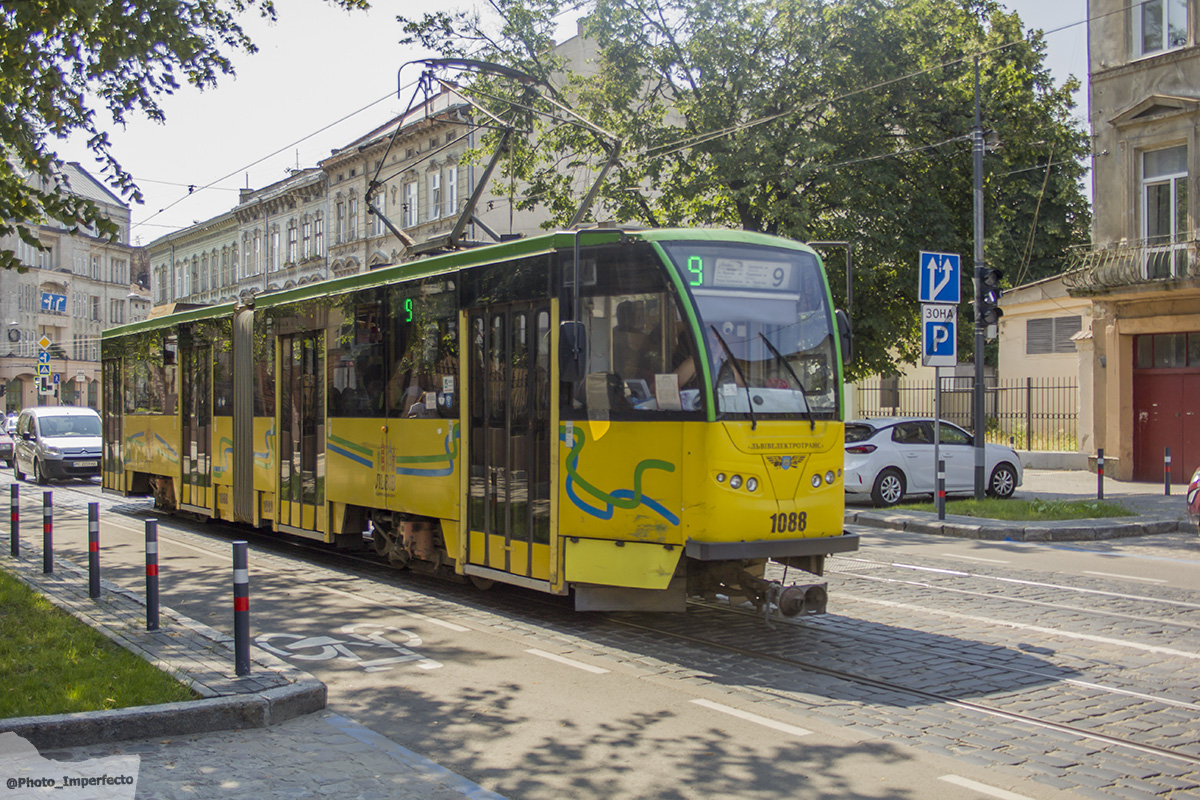 Львів, Tatra KT4SU № 1088