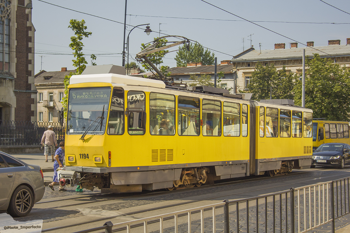 Львов, Tatra KT4DM № 1194