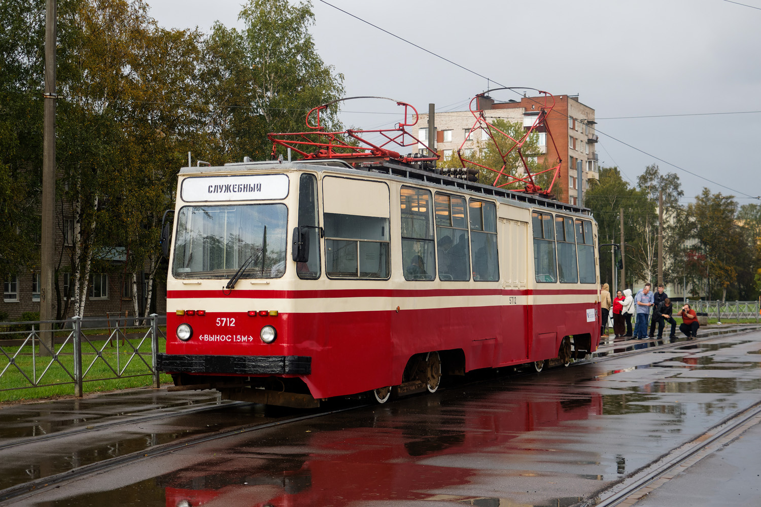 Санкт-Петербург, ПР (18М) № 5712; Санкт-Петербург — Заказная поездка на трамвае ПР (18М) № 5712 — 30.09.2023