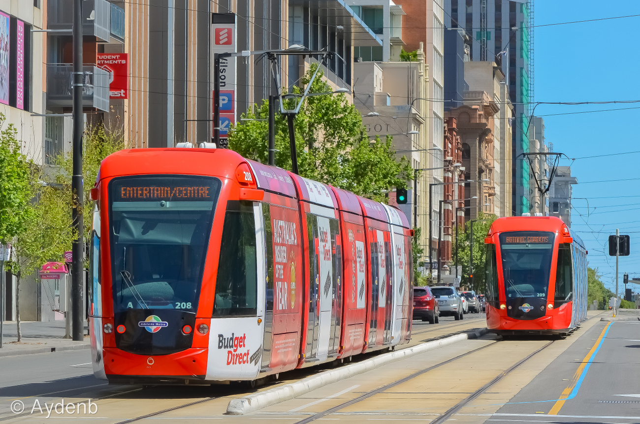 Аделаида, Alstom Citadis 302 № 208