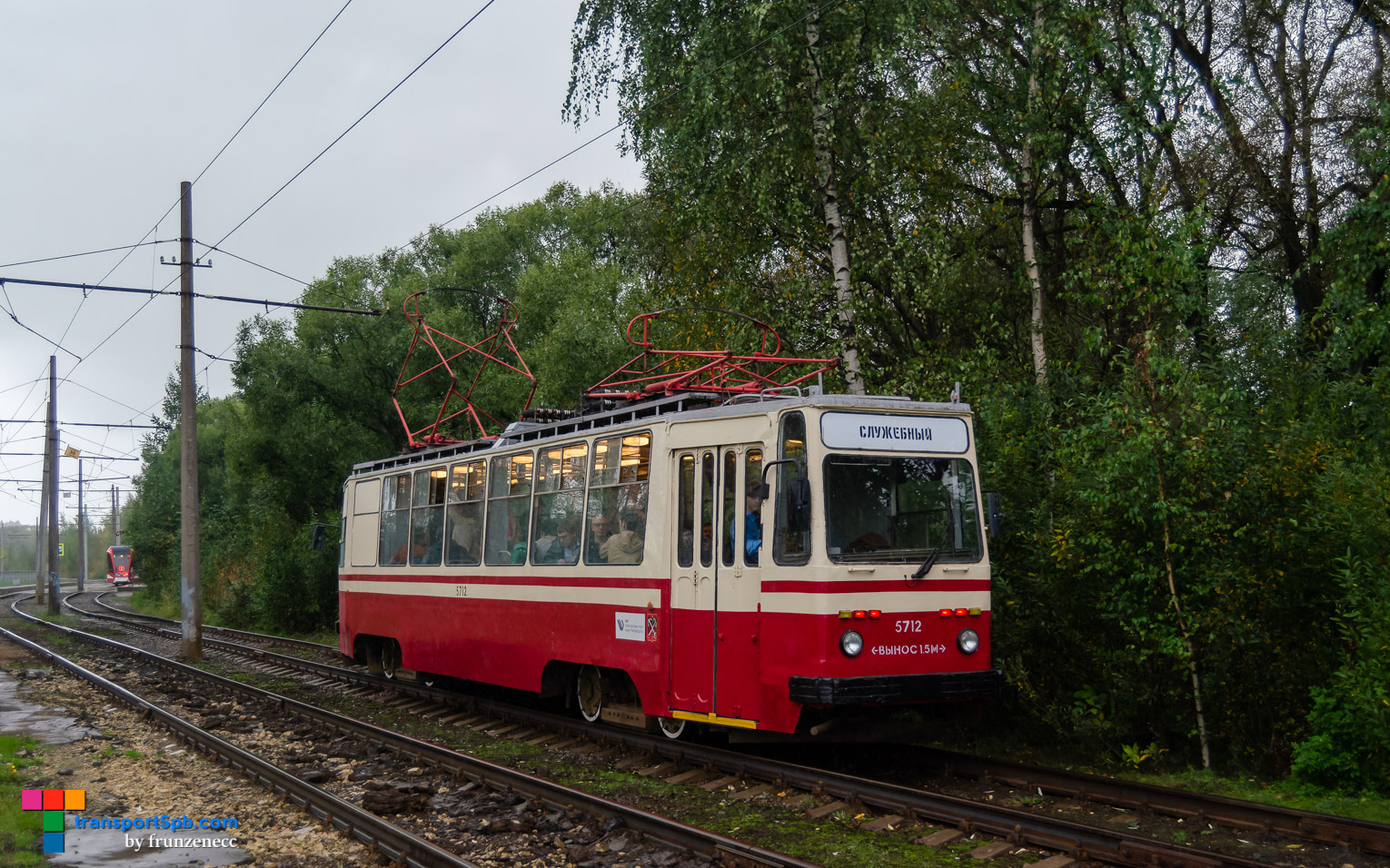 Санкт-Петербург, ПР (18М) № 5712; Санкт-Петербург — Заказная поездка на трамвае ПР (18М) № 5712 — 30.09.2023