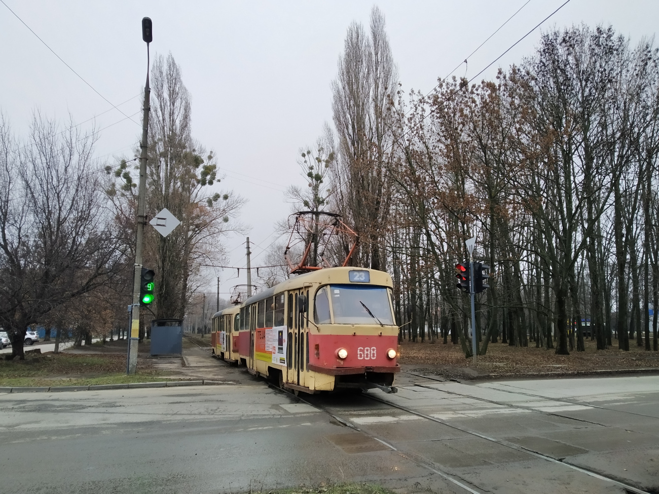 Харьков, Tatra T3SU № 688