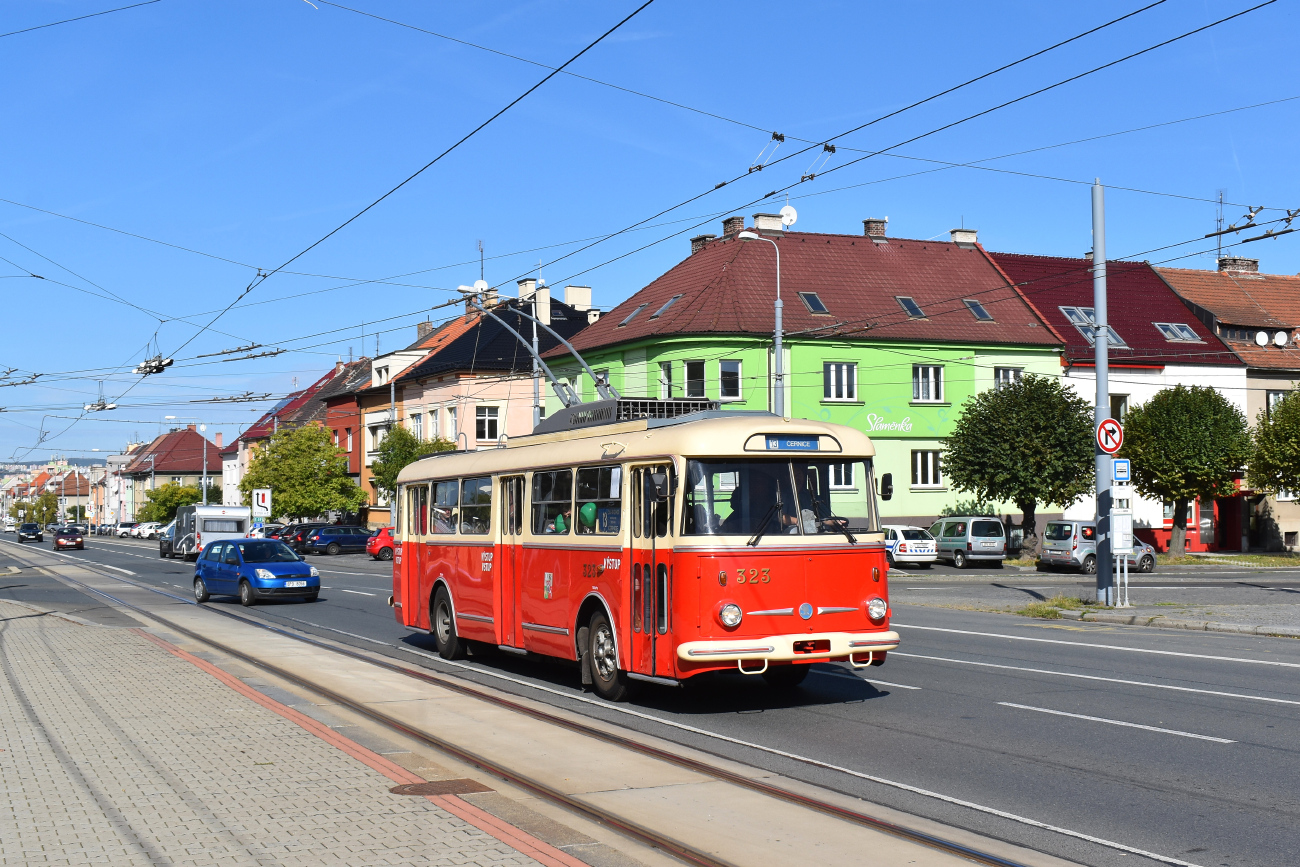Пльзень, Škoda 9TrHT26 № 323; Пльзень — Празднование 70-летия троллейбусов в Чернице