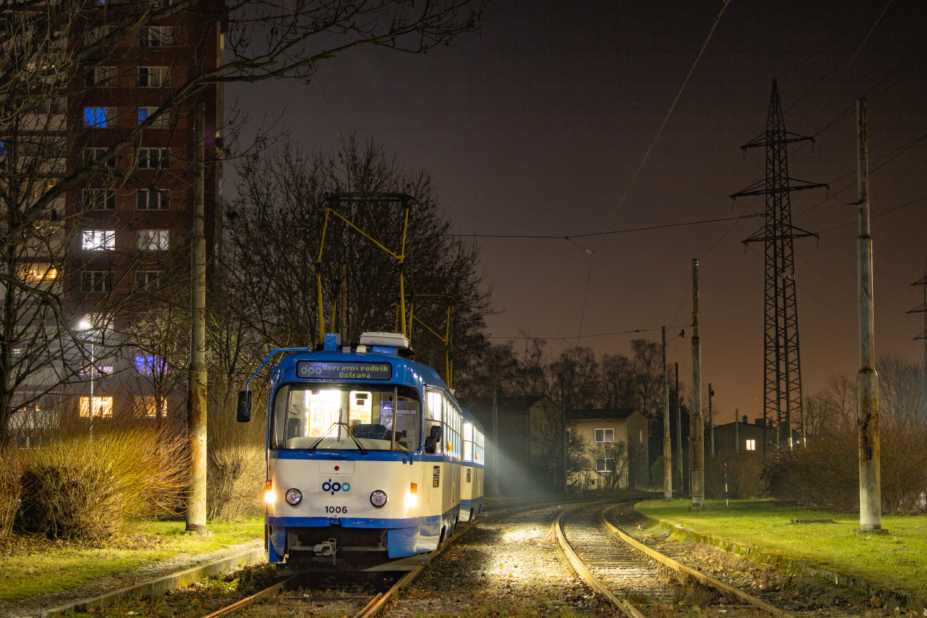 Ostrava, Tatra T3SUCS — 1006; Ostrava — 30.12.2022 — Farewell with Tatra T3SU(CS) trams