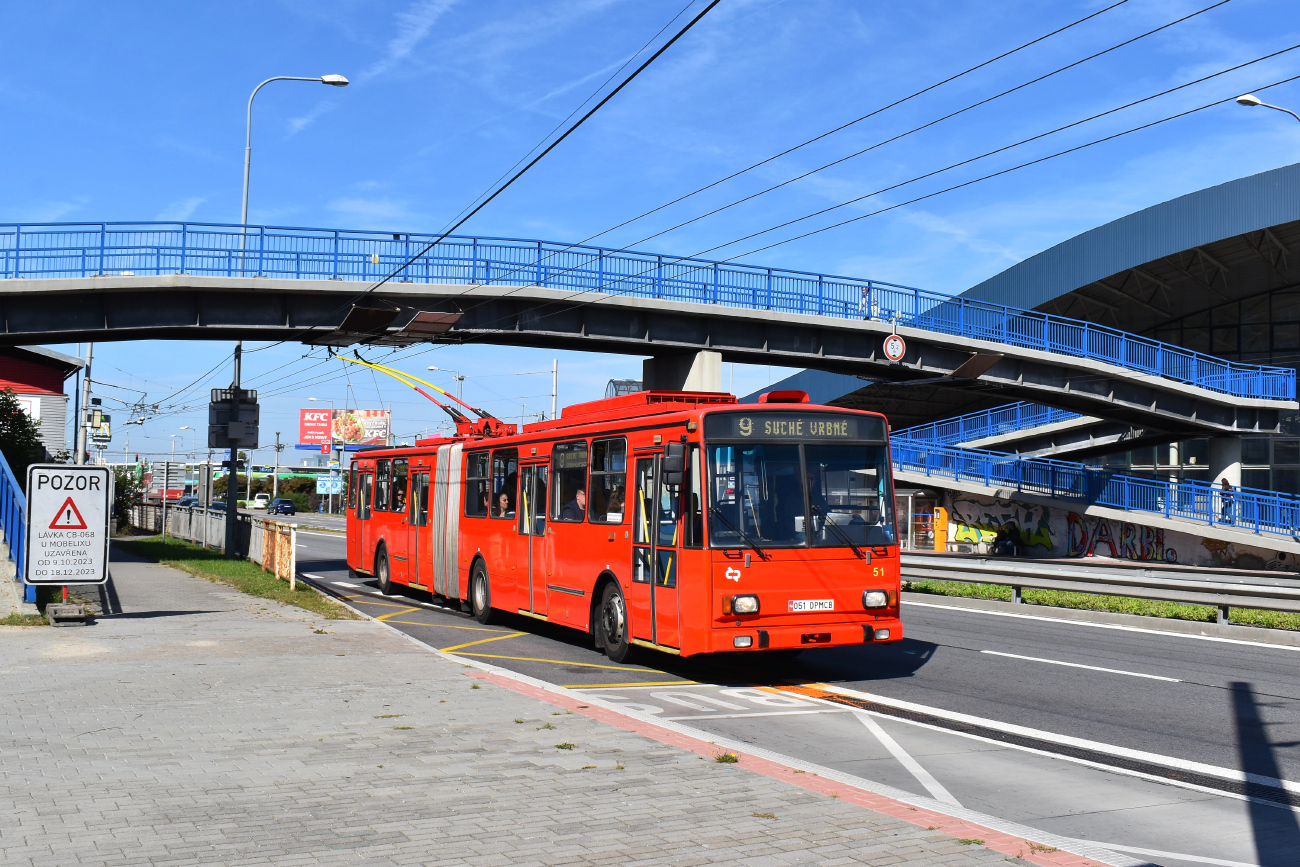 Ческе-Будеёвице, Škoda 15Tr13/7M № 51