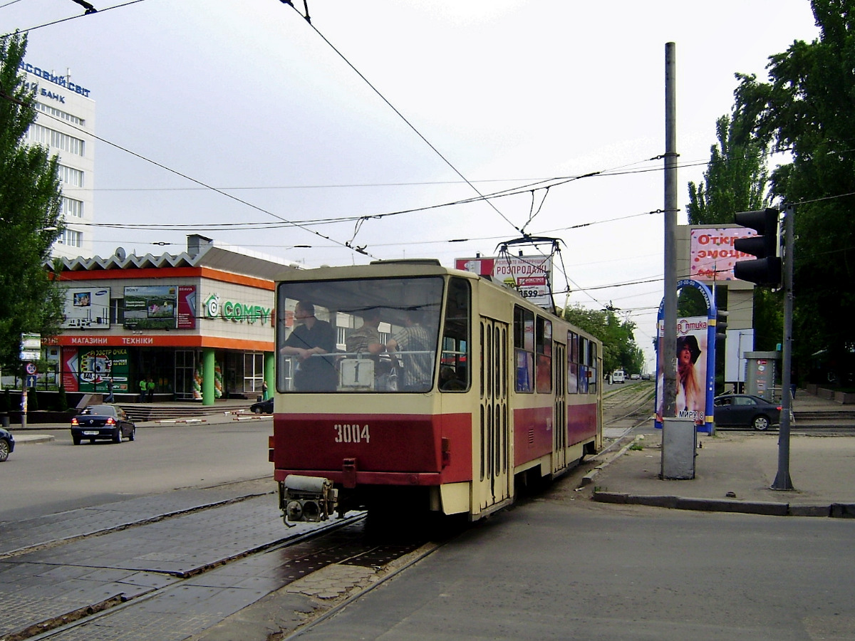 Донецк, Татра-Юг Т6Б5 № 3004