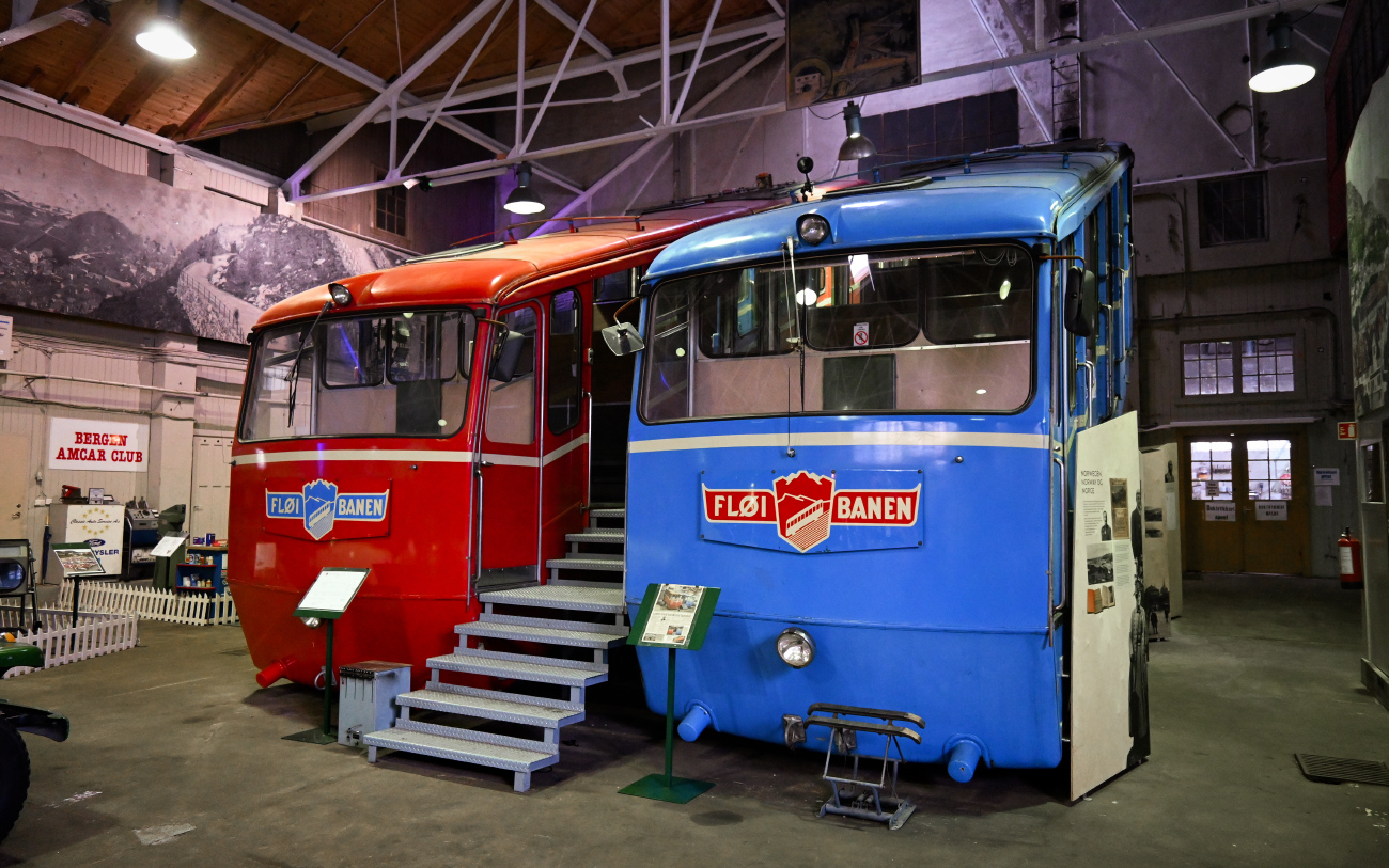 Берген, Gangloff № 1; Берген — Bergens Tekniske Museum; Берген — Фуникулёр