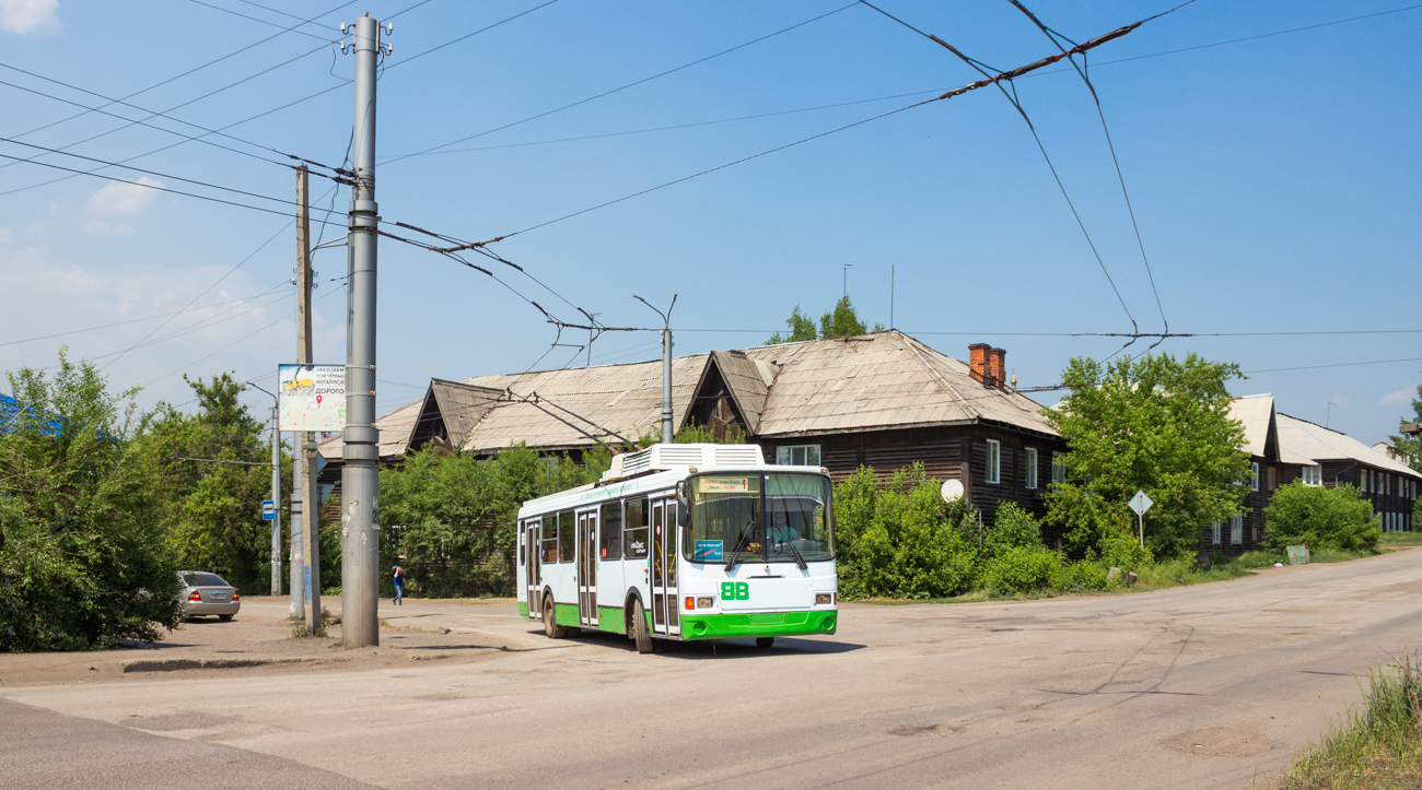 Leninsk-Kouznetski, LiAZ-5280 N°. 88