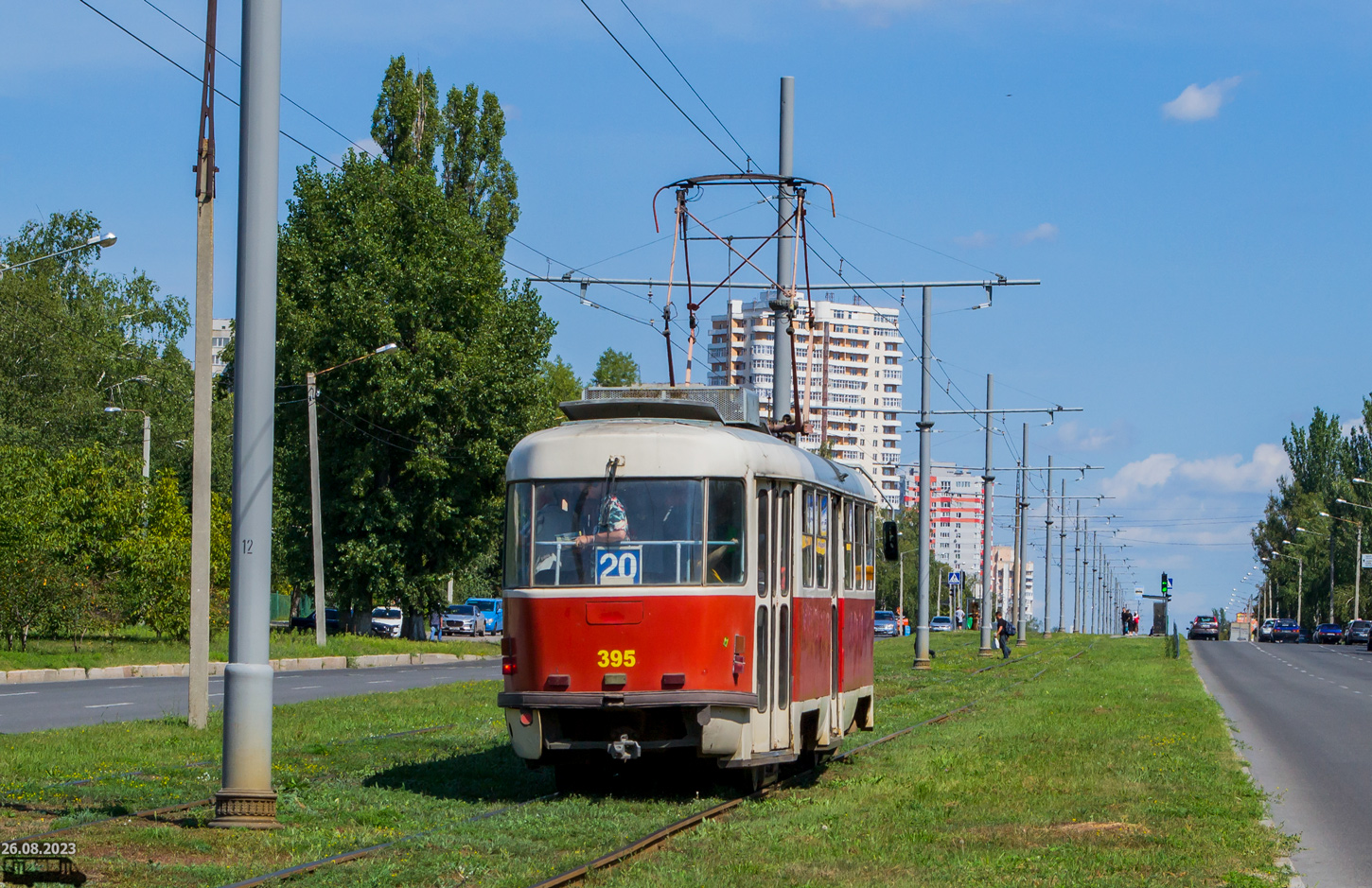 Харьков, Tatra T3M № 395