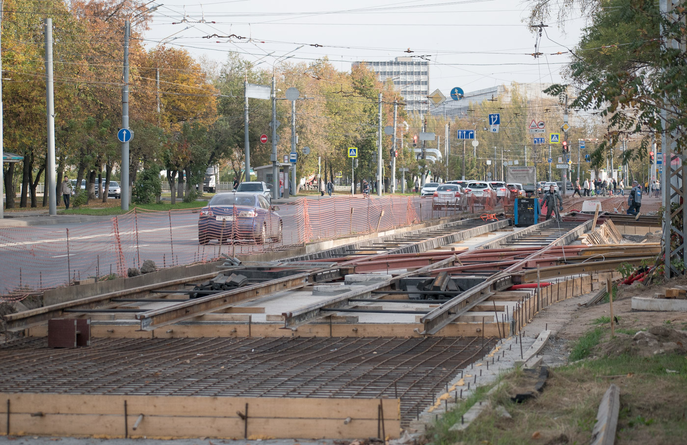 Nijni Novgorod — Repair of the tram line under the concession agreement. Stage №2