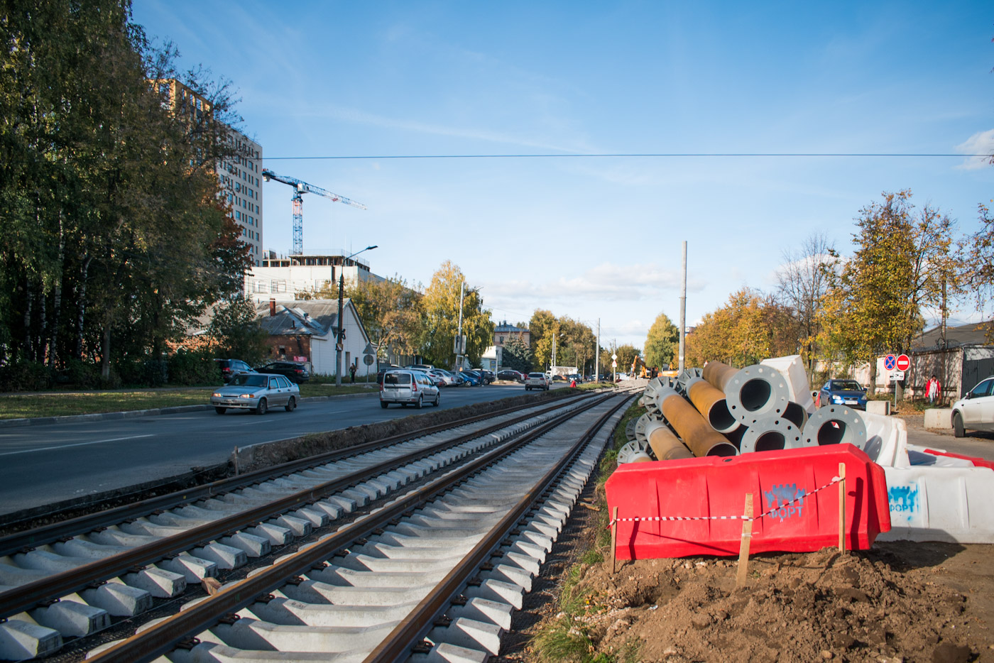 Нижний Новгород — Ремонт трамвайной линии в рамках концессионного соглашения. Этап №3