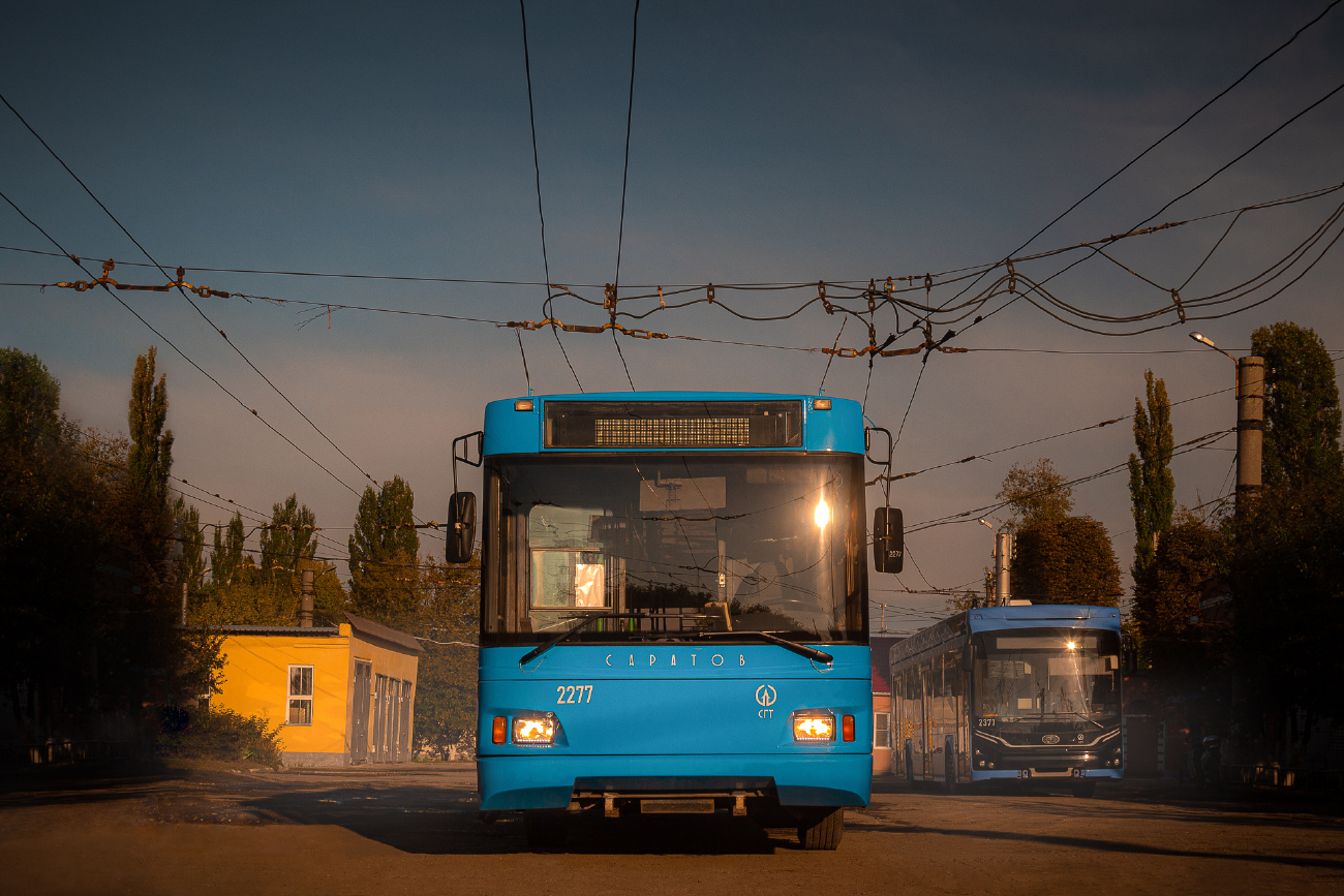 Saratov, Trolza-5275.06 “Optima” N°. 2277; Saratov — Leninskoe trolleybus depot Saratov, Trolza-5275.06 “Optima” N°. 2277; Saratov — Leninskoe trolleybus depot