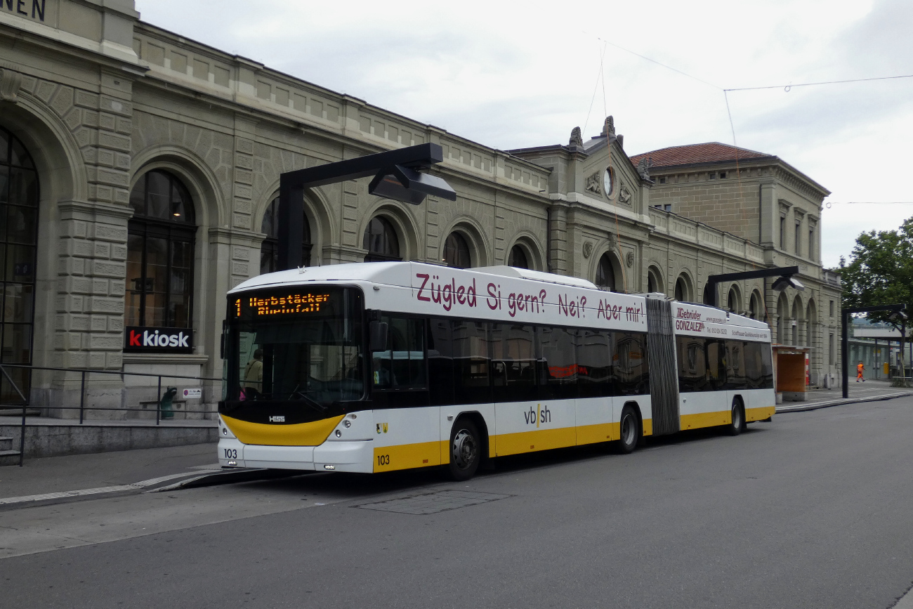Шаффхаузен, Hess SwissTrolley 3 (BGT-N2C) № 103