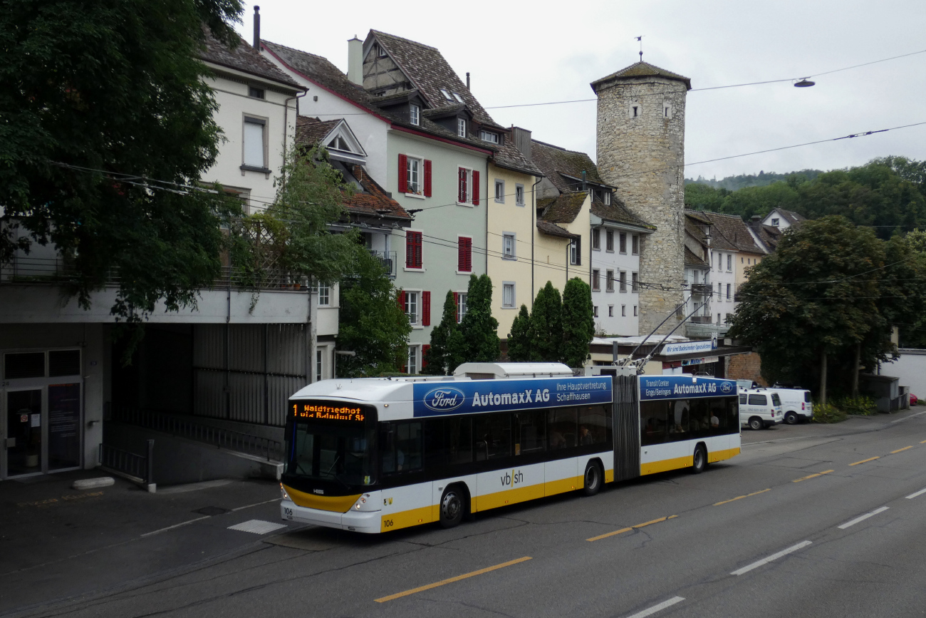 Шаффхаузен, Hess SwissTrolley 3 (BGT-N2C) № 106