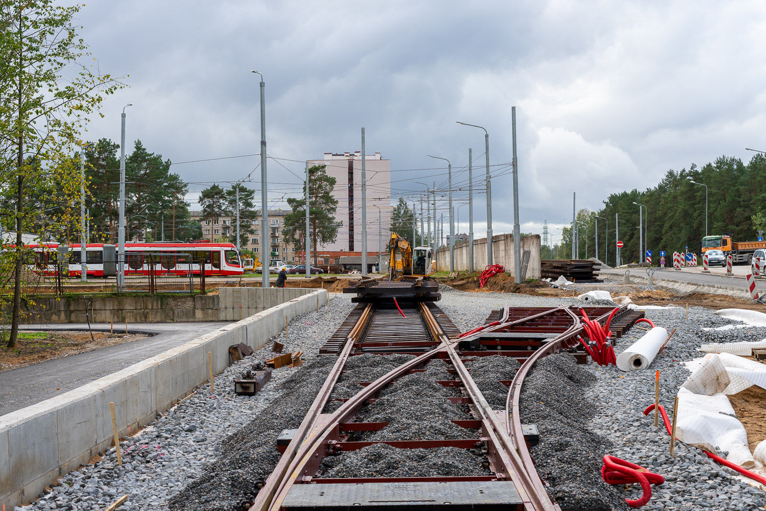 Daugavpils — Construction of new tram line Ķīmija — Stropi; Daugavpils — Tramway Lines and Infrastructure