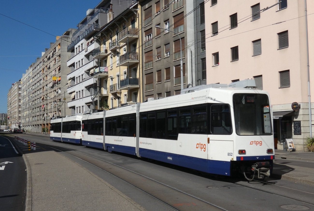 Женева, ACMV/ABB/Duewag Be 4/8 № 852