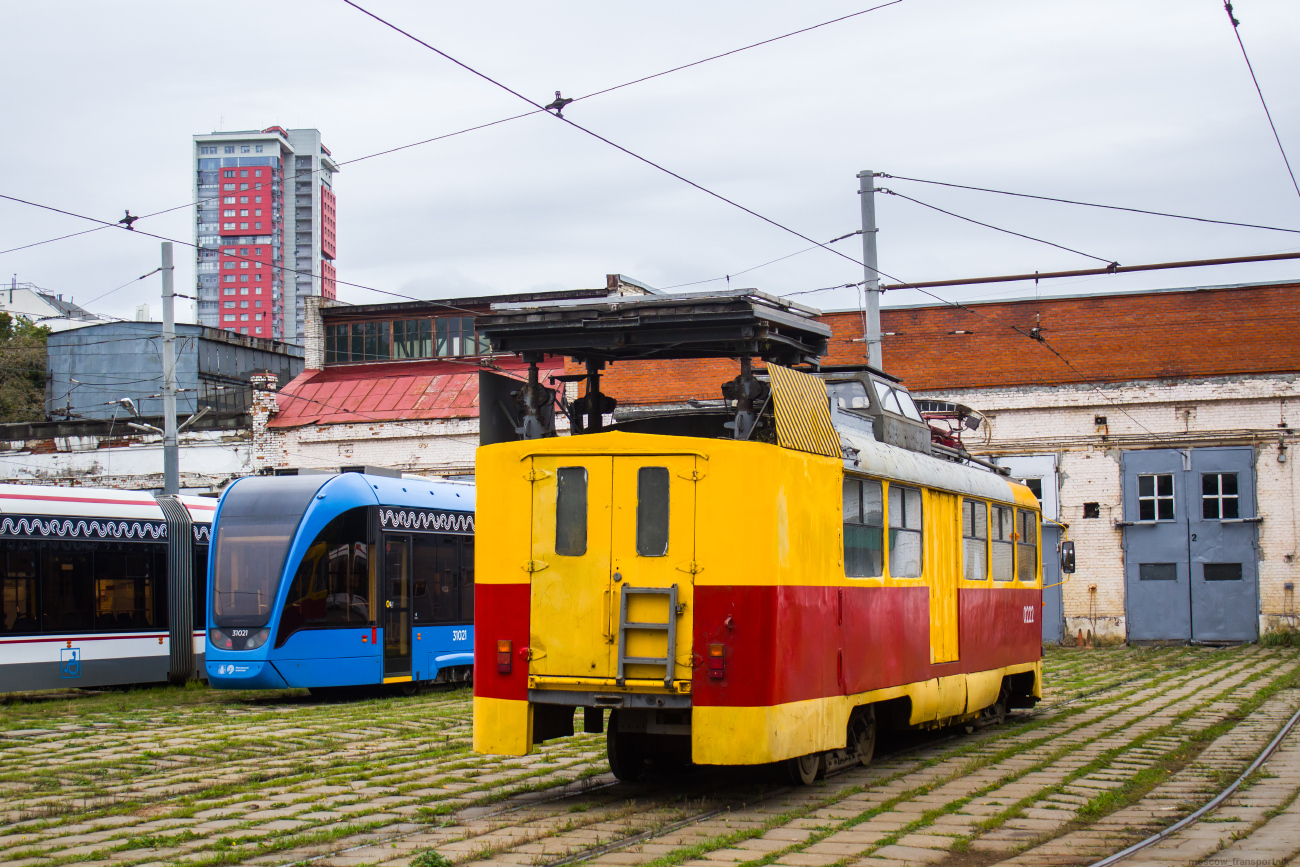 Moskau, Tatra T3SU Nr. 0222