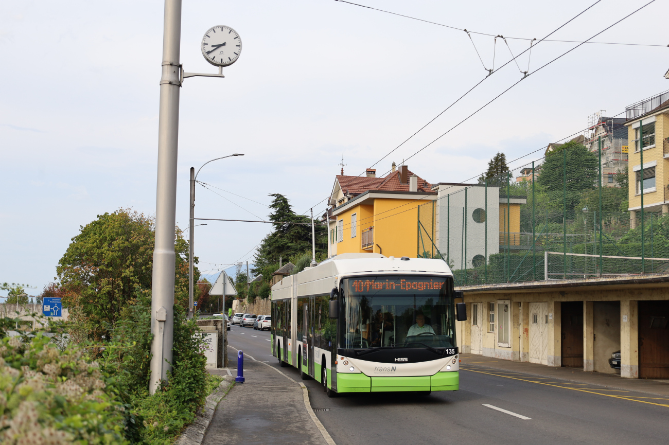 Невшатель, Hess SwissTrolley 3 (BGT-N2C) № 135