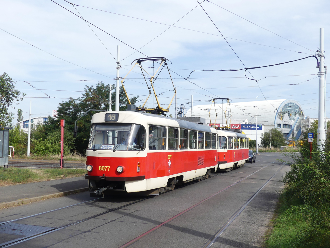 Прага, Tatra T3M2-DVC № 8077 Прага, Tatra T3M2-DVC № 8077