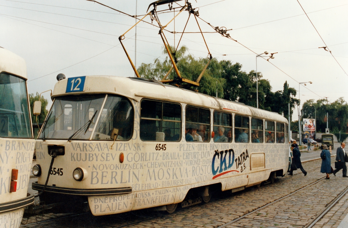 Прага, Tatra T3 № 6545