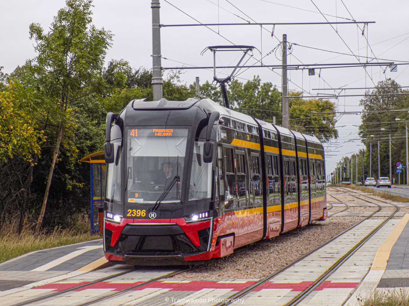 Łódź, Modertrans Moderus Gamma LF 06 AC — 2396