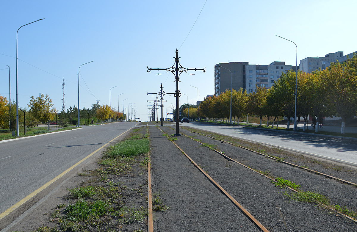 Темиртау — Трамвайные линии и инфраструктура